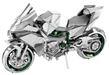 Brain Games LV Mēroga modelis Kawasaki Ninja H2R, Premium Series metāla konstruktors