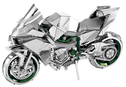 Brain Games LV Mēroga modelis Kawasaki Ninja H2R, Premium Series metāla konstruktors