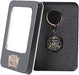 Key ring D20 Gloden Black