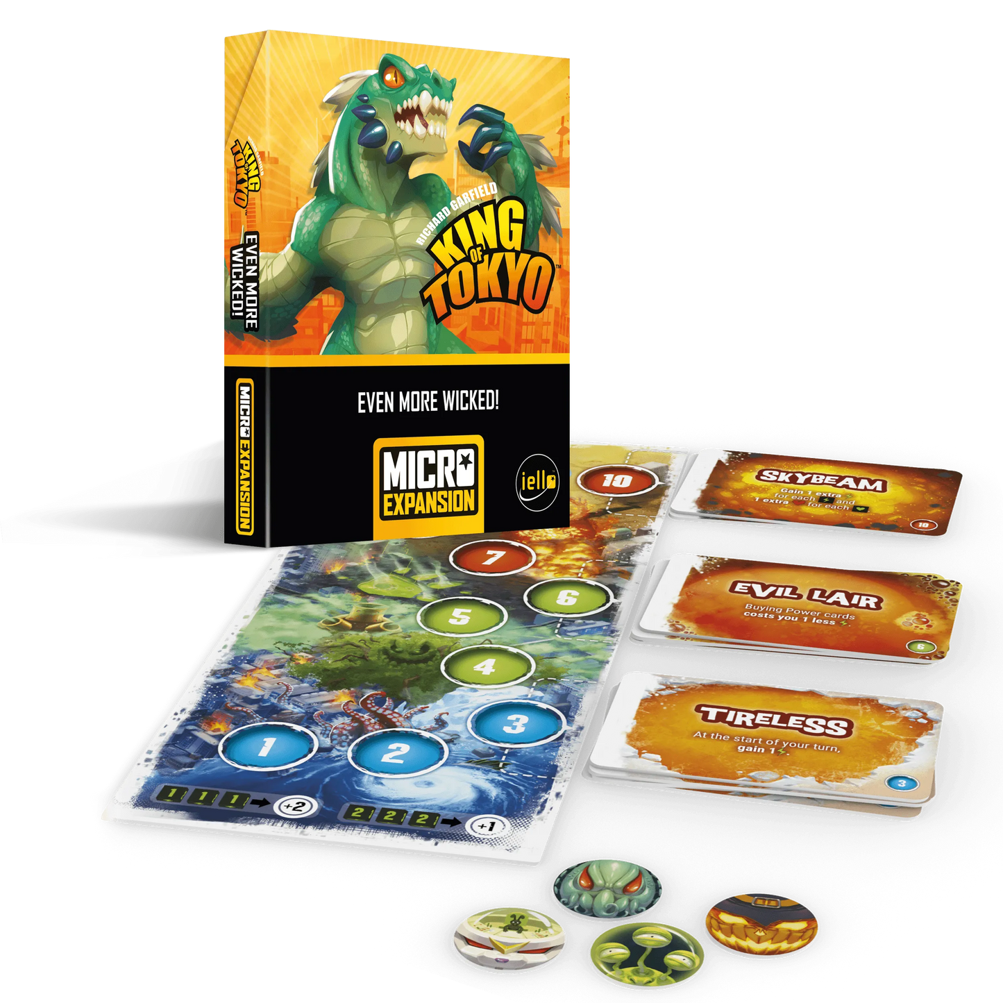 n/a galda spēles KING OF TOKYO - Even More Wicked! (paplašinājums)