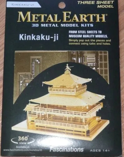 Brain Games LV Mēroga modelis Kinkaku-ji, metāla konstruktors