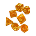 n/a Kitten Polyhedral Dice Set Orange