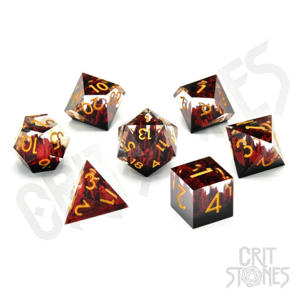Lava peaks sharp edge dice