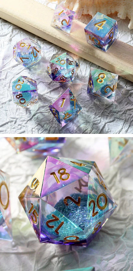 Brain Games LV Liquid Core Dice Set Chromatic Astrology (7)