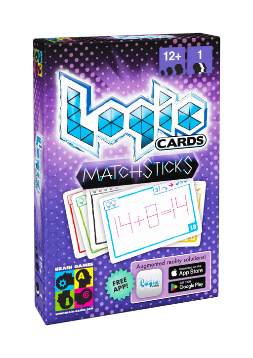 Brain Games LV Logic Cards Matchsticks
