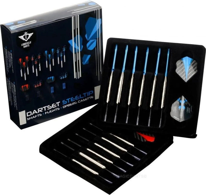 Brain Games LV Longfield darts 4 sets steel tip nickelplated brass 21-23 gr