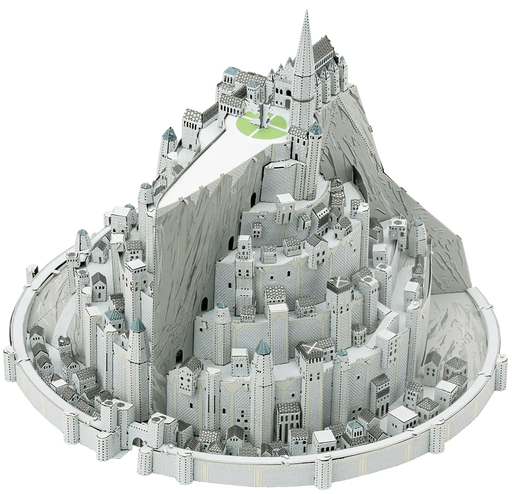 Brain Games LV Mēroga modelis Lord of The Rings: Minas Tirith, Premium Series metāla konstruktors