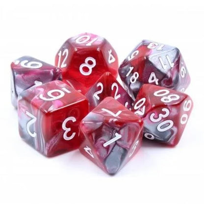 Boxed Set of 7 Dice – Dragon's Blood
