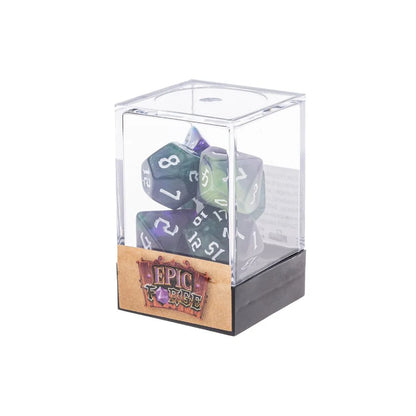 Boxed Set of 7 Dice – Green Goblins