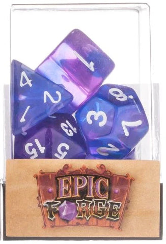 Boxed Set of 7 Dice – Indigo Sea