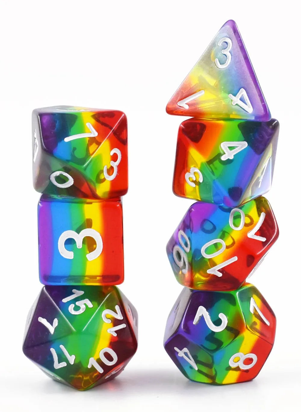 7-Dice Pack – Rainbow
