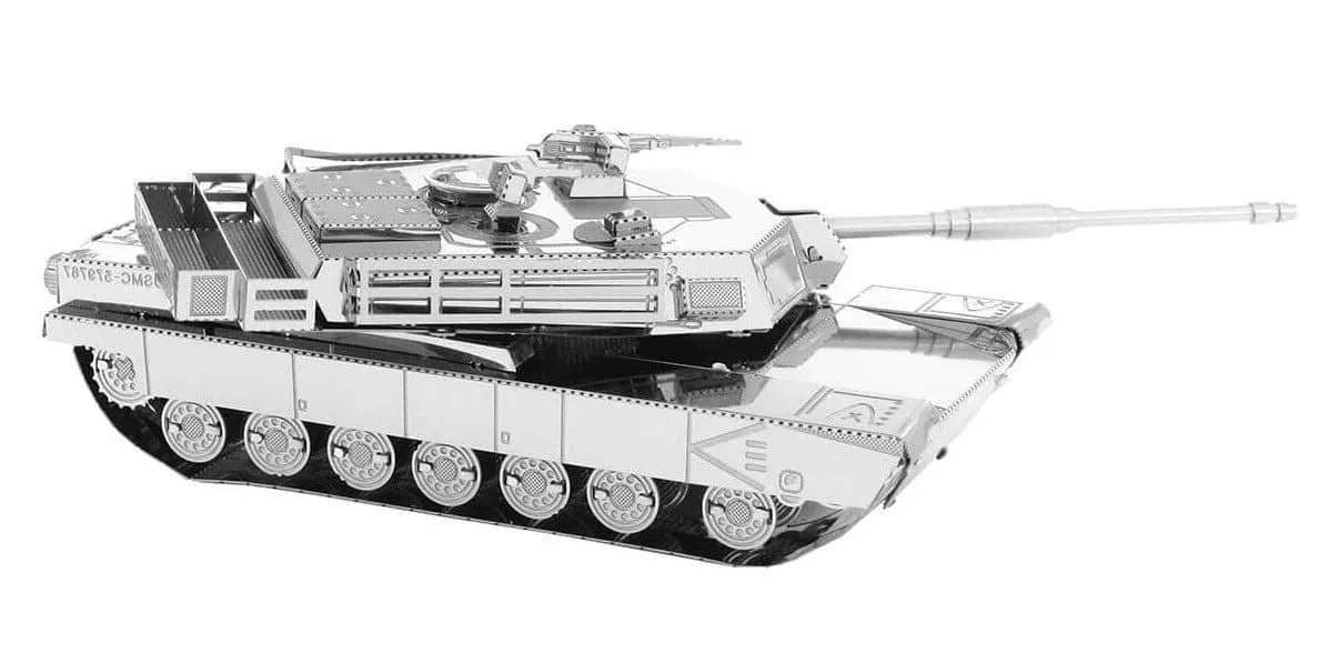 Brain Games LV Mēroga modelis M1 Abrams Tank, metāla konstruktors