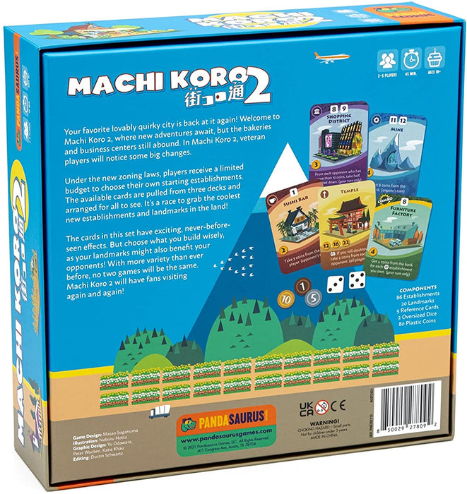 Brain Games LV galda spēles Machi Koro 2 Reprint