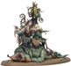 Festus Līhlords uz milzīgas zaļas radības, detalizēta plastmasas miniatūra Warhammer Age of Sigmar spēlei.