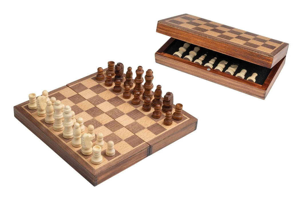 Brain Games LV Magnētisks koka šahs, ceļojumu, 20 mm