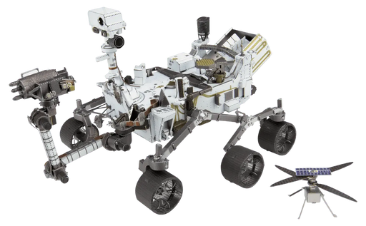 Brain Games LV Mēroga modelis Mars Rover Perseverance and Ingenuity Helicopter, metāla konstruktors
