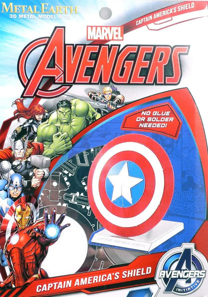 Brain Games LV Mēroga modelis Marvel: Captain America Shield, metāla konstruktors