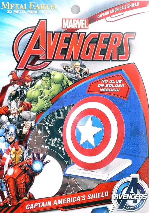 Brain Games LV Mēroga modelis Marvel: Captain America Shield, metāla konstruktors