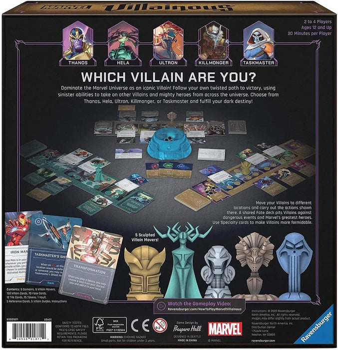 Brain Games LV galda spēles Marvel Villainous Infinite Power