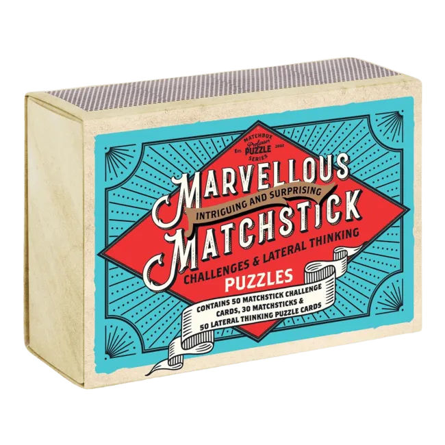 Brain Games LV Prāta mežģi Matchbox: Marvellous Matchstick Challenges, prāta mežģis