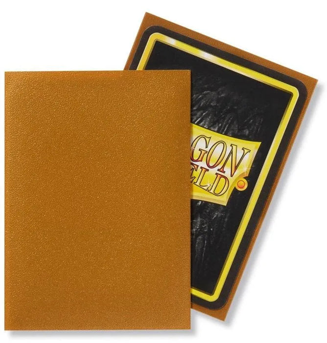 Brain-Games.lv Aksesuāri un piederumi MATTE Sleeves - GOLD, Dragon Shield