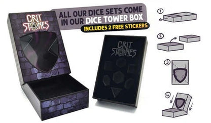 Meadow bloom sharp edge dice set