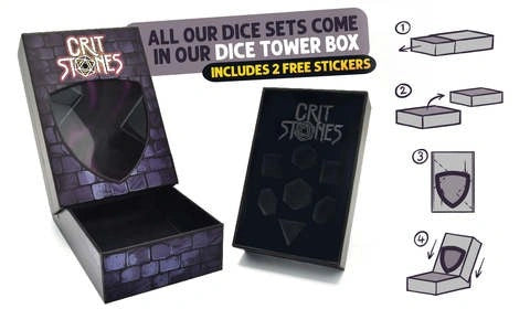 Meadow bloom sharp edge dice set