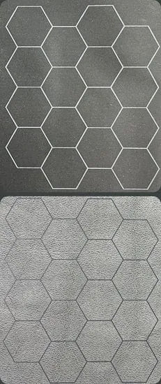 Brain Games Aksesuāri un piederumi Megamat Reversible Black-Grey Hexes (88cm x 122cm)