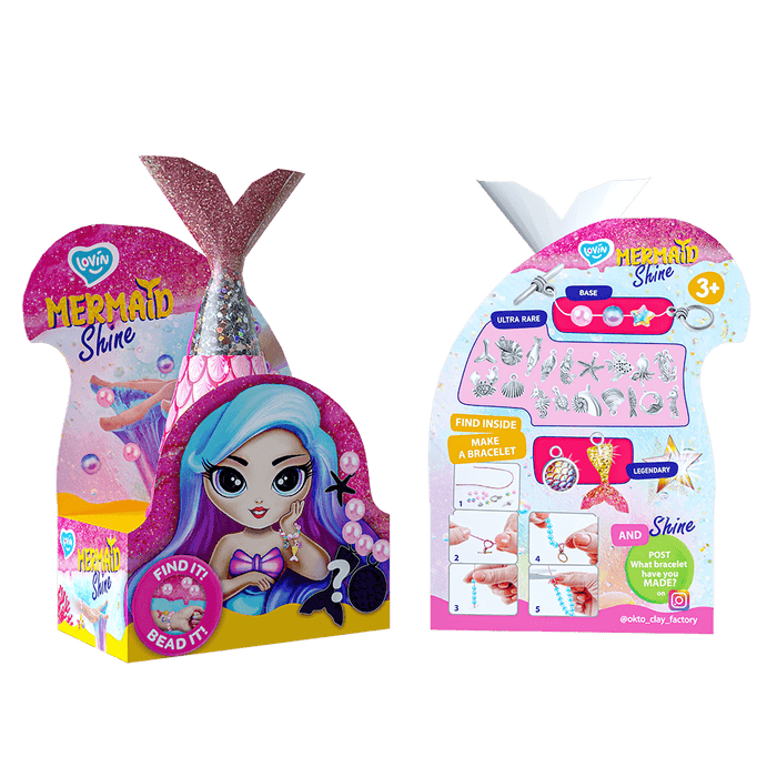 Brain Games LV Mermaid Shine Pink TM Lovin Slime-gum 250 ml