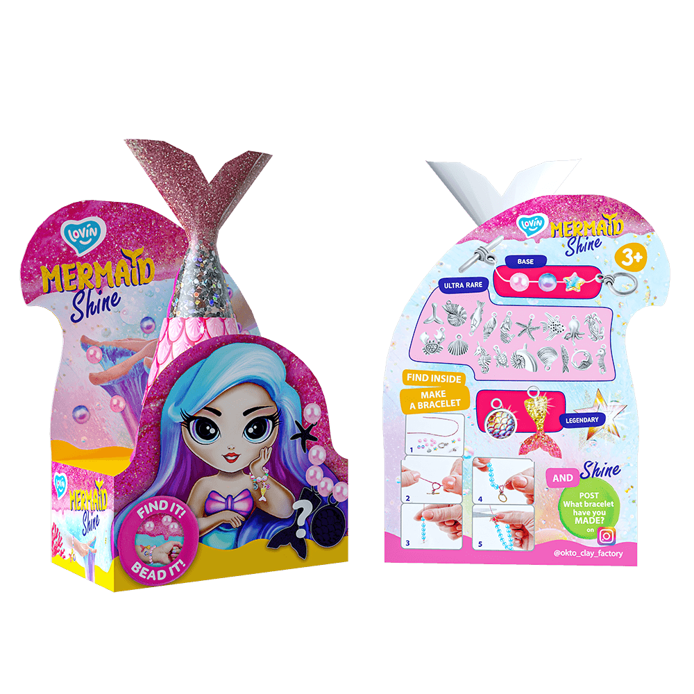 Brain Games LV Mermaid Shine Pink TM Lovin Slime-gum 250 ml