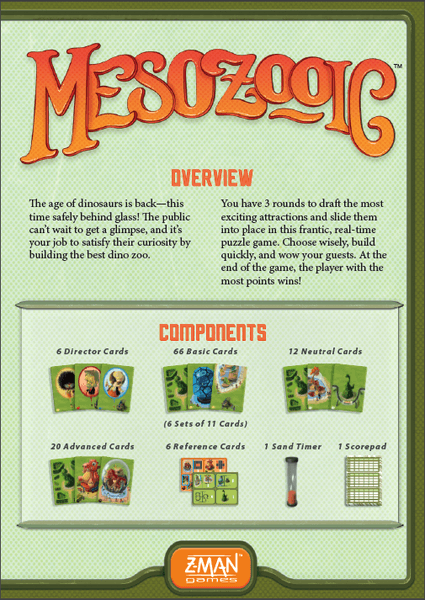 Brain-Games.lv galda spēles Mesozooic