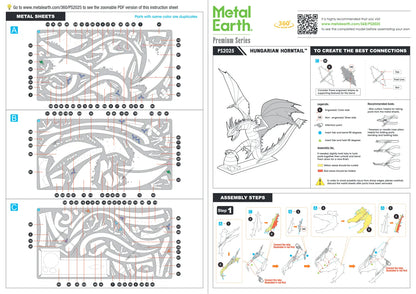 Brain Games LV Metal Earth Premium Series:  Harry Potter - Hungarian Horntail