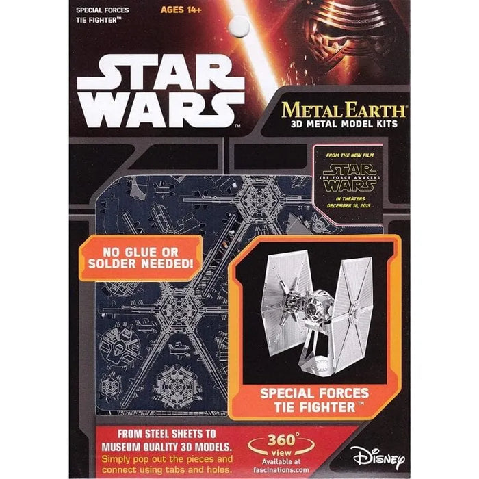 Brain Games LV Metal Earth - Star Wars: Special Forces Tie Fighter, metāla konstruktors