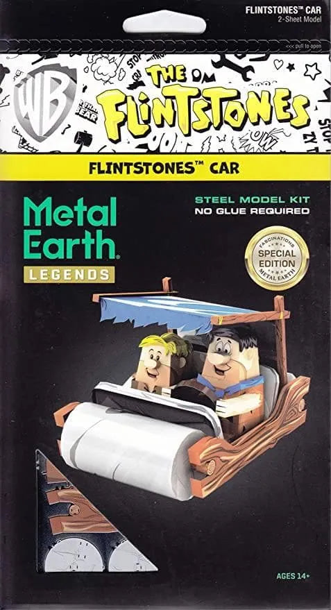 Brain Games LV Metal Earth - The Flintstones Car, metāla konstruktors