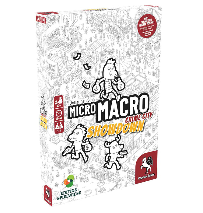 N/A Boardgame MicroMacro: Crime City 4 – Showdown (Edition Spielwiese) (English Edition)