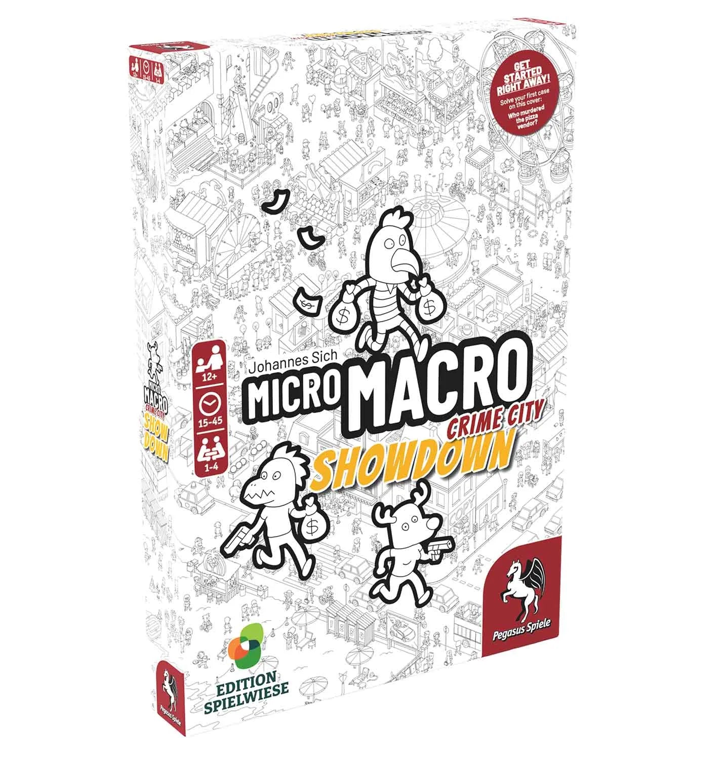 N/A Boardgame MicroMacro: Crime City 4 – Showdown (Edition Spielwiese) (English Edition)