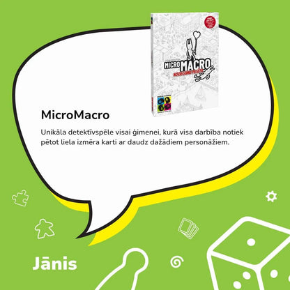 Brain Games galda spēles MicroMacro: Noziegumu pilsēta