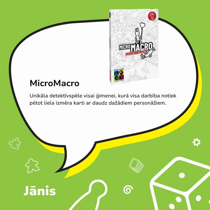 Brain Games galda spēles MicroMacro: Noziegumu pilsēta