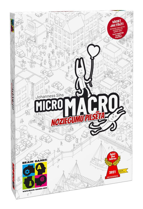 BrainGames galda spēles MicroMacro: Noziegumu pilsēta
