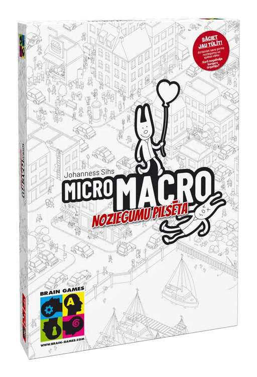 Brain Games galda spēles MicroMacro: Noziegumu pilsēta