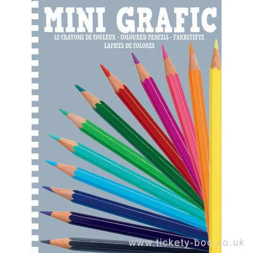 Brain-Games.lv Creativity & Craft Mini grafic - 12 coloured pencils