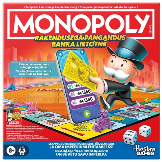 Brain Games LV Monopoly Banka lietotnē