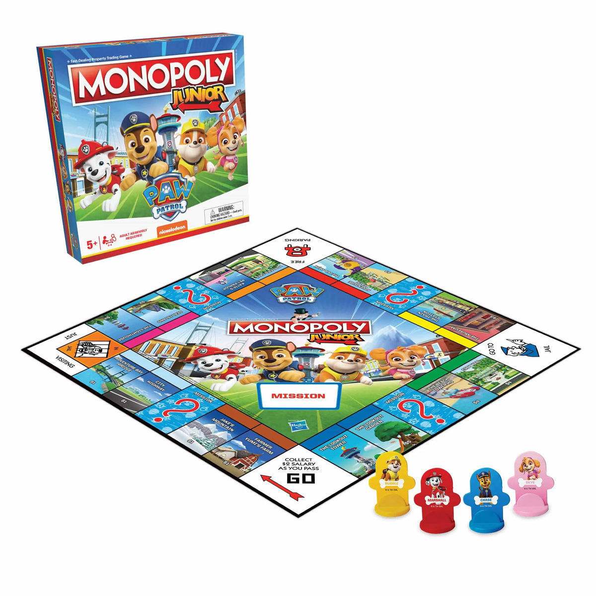 Brain Games LV Monopoly Jr Paw Patrol LV