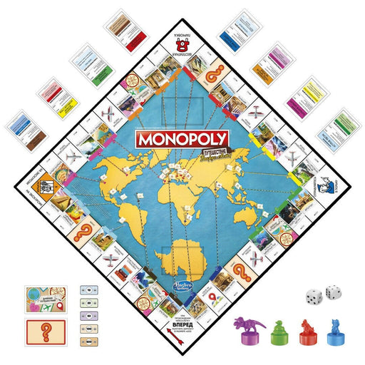Brain Games LV galda spēles Monopoly: World Tour RUS