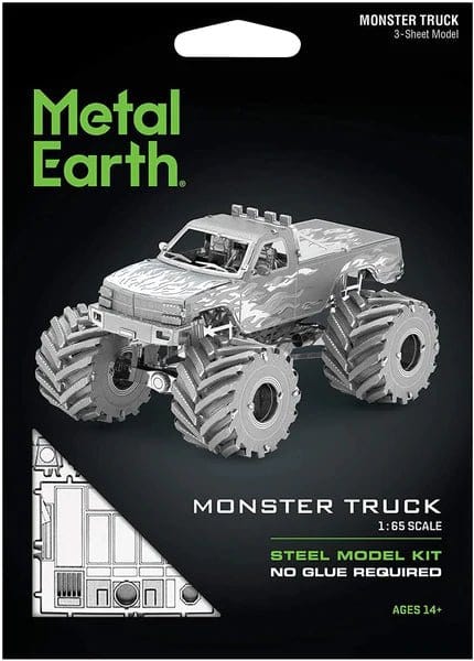 Brain-Games.lv Mēroga modelis Monster Truck, metāla konstruktors