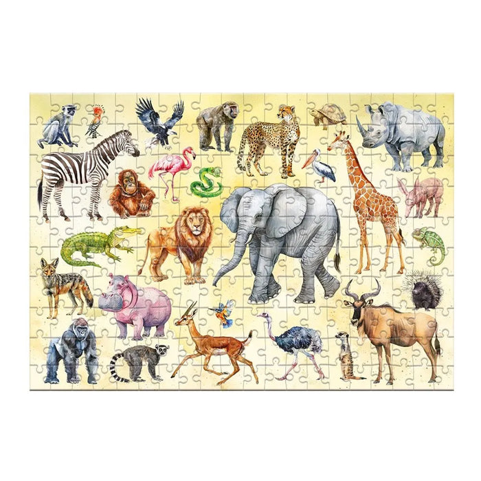 Brain Games LV Montessori puzzle "Safari animals"
