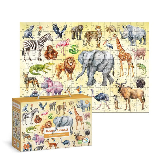 Brain Games LV Montessori puzzle "Safari animals"