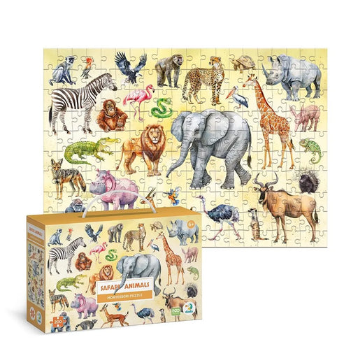 Brain Games LV Montessori puzzle "Safari animals"