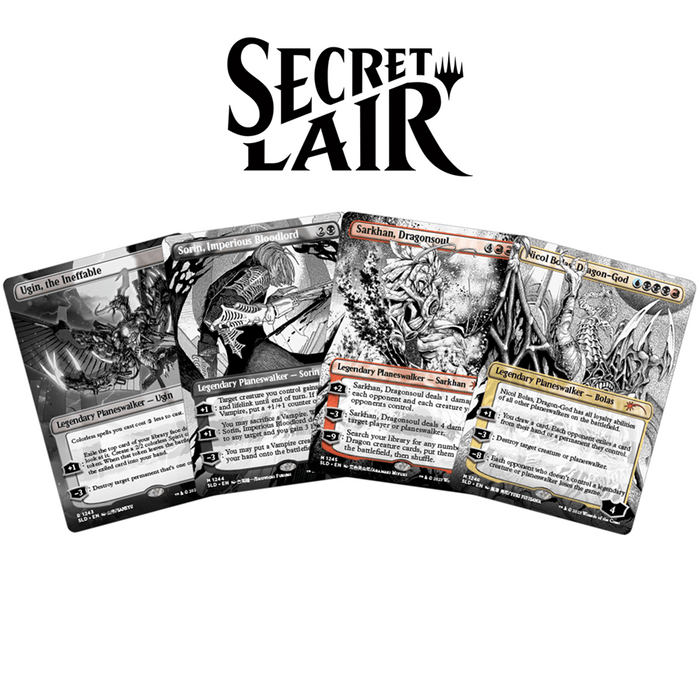 n/a galda spēles MTG Secret Lair Borderless Plansewalkers