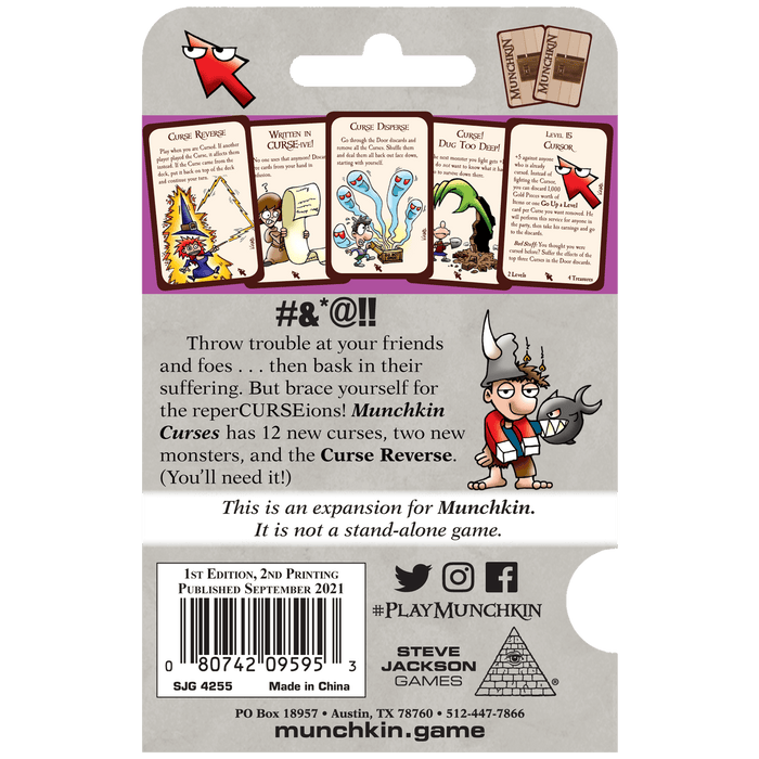 Brain Games LV Munchkin Curses